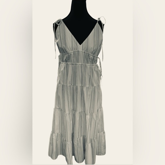 Rails - Julia West Seaport Stripe Midi  Dress Women’s  Size M - Picture 3 of 13